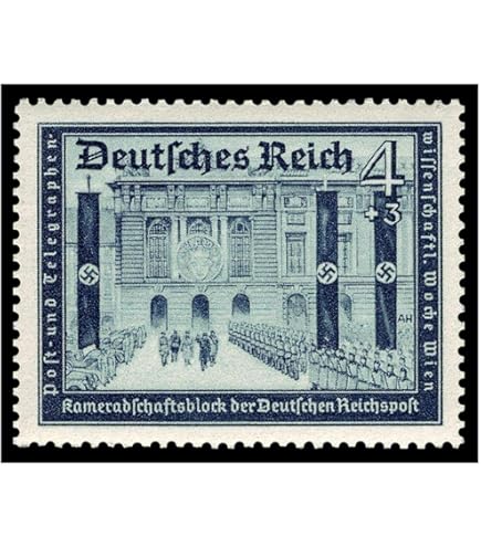 Amazon.com: RARE ORIGINAL LARGE NAZI STAMP: HITLER & MUSSOLINI
