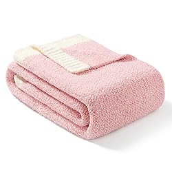 Snuggle Sac Heather Pink Blanket Twin
