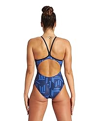 ARENA Puzzled Light Drop Back Women's One Piece