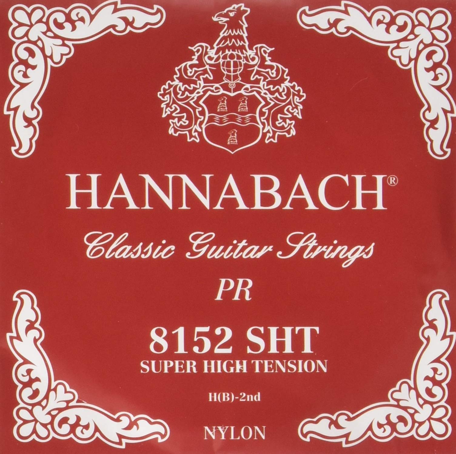 Hannabach 652542 Series 815 Super High Tension Silver Special Single H/B2 String for Classic Guitar