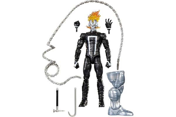 Marvel Legends Series Ghost Rider (Robbie Reyes), All-New Ghost Rider and Avengers Comics Collectible 6-Inch Scale Action