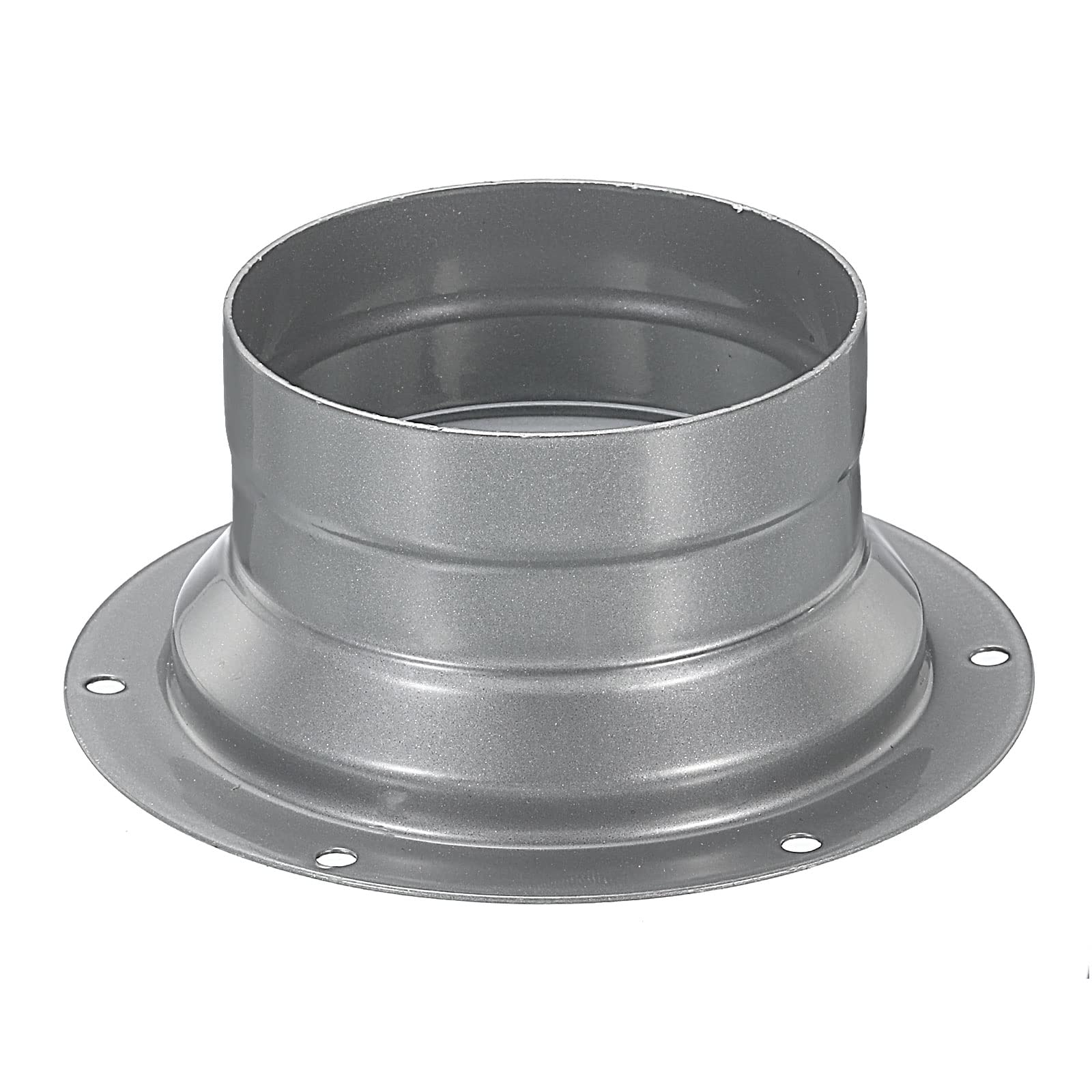 PATIKIL 3 Inch Duct Connector Flange, Metal Fitting Straight Pipe Flange Round Ventilation Air Duct for Heating Cooling Ventilation HVAC System