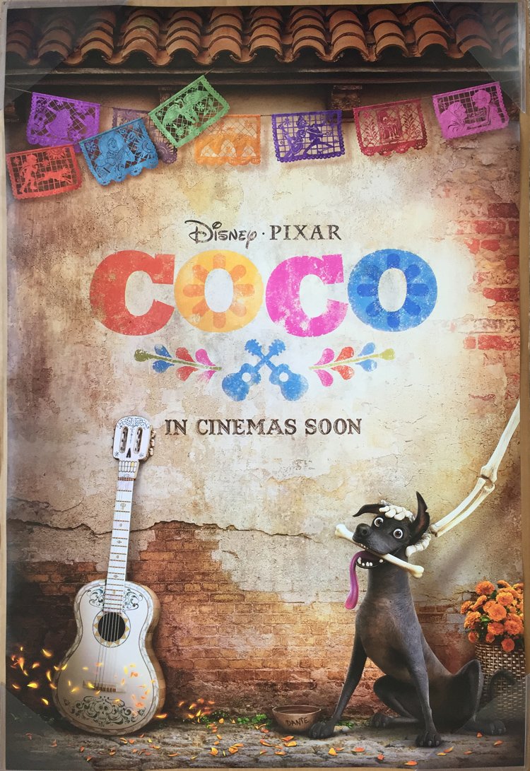 COCO MOVIE POSTER 2 Sided ORIGINAL INTL Advance 27x40 BENJAMIN BRATT DISNEY