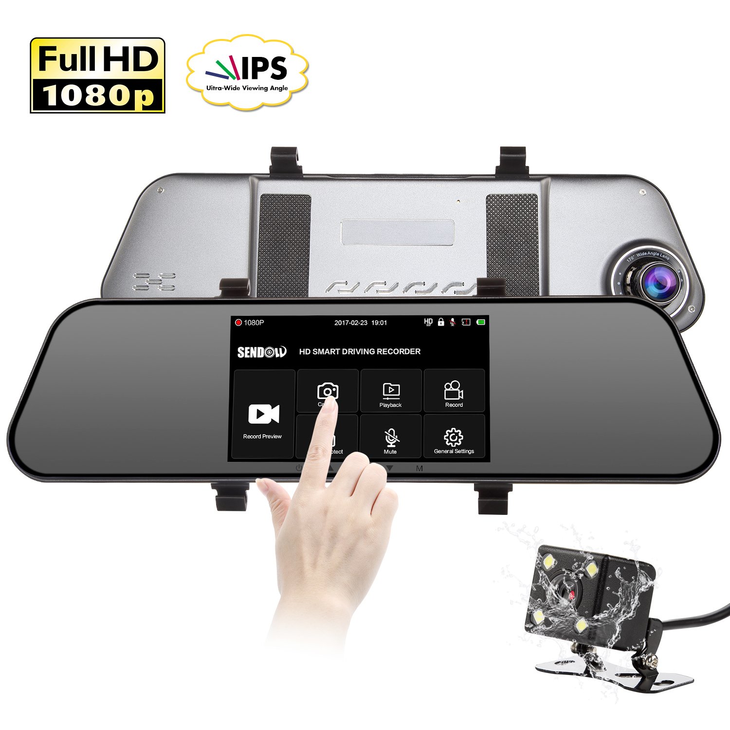 Car Dash Camera (5 inch, Dash Camera)