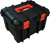 Amtech Lockable Storage Case 22L with Internal Trays Durable Case