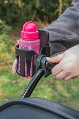 LittleLife Buggy Cup and Phone Holder Universal Stroller Bottle Organizer view 5