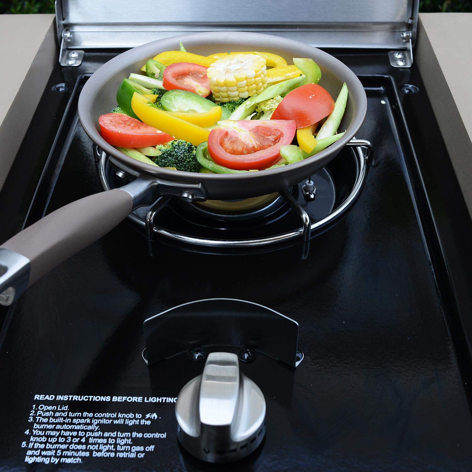 q Grill Propane Stack Stone Grill Island 72 000 Total Btus Patio Lawn Garden Gas Grills Mc Law Jp