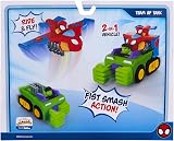 Jazwares MARVEL Team Up Tank Hulk Smash Tank Spidey Glider 6 and 4 inch view 6