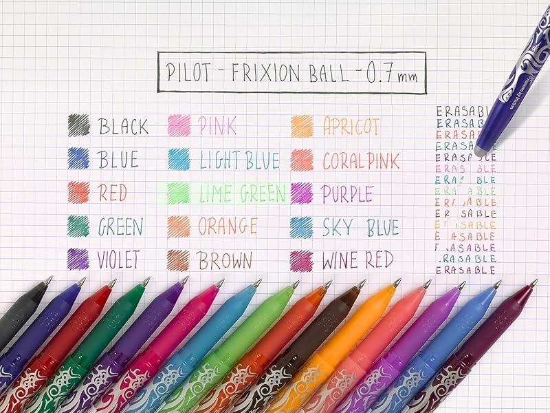 - 12 Ersatzminen FriXion Ball - Radierbar - Multicolor