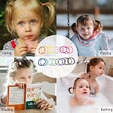 ZCOINS 200pcs Tiny 2mm Hair Bands Multicolor Elastic Ponytail Holders view 5