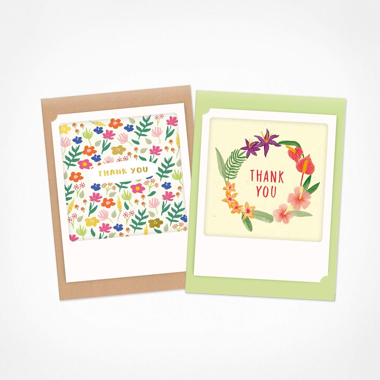 PICKMOTION Thank you | Set of 2 Small Folded Cards | Greeting Cards ...