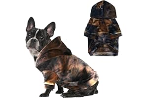 Mklhgty Tie Dye Dog Hoodie Puppy Sweater Sweatshirt, Cold Weather Coat Pet Clothes for Dog Cat