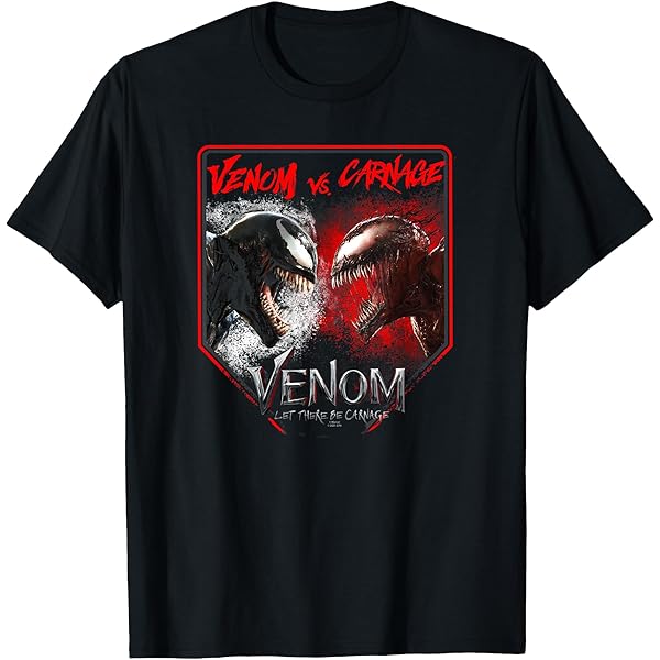 Split Face | Venom (Marvel) T-Shirt | EMP