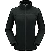 CAMEL CROWN Women Full Zip Fleece Jackets with Pockets Soft Polar Fleece Coat Jacket Sweater for Spring Outdoor