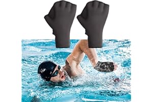 UNIQOCK Swimming Webbed Gloves Training Gloves Aquatic Fitness Paddles Water Resistance Diving Hand Web for Men, Women, Scuba Diving, Snorkeling, Spear Fishing