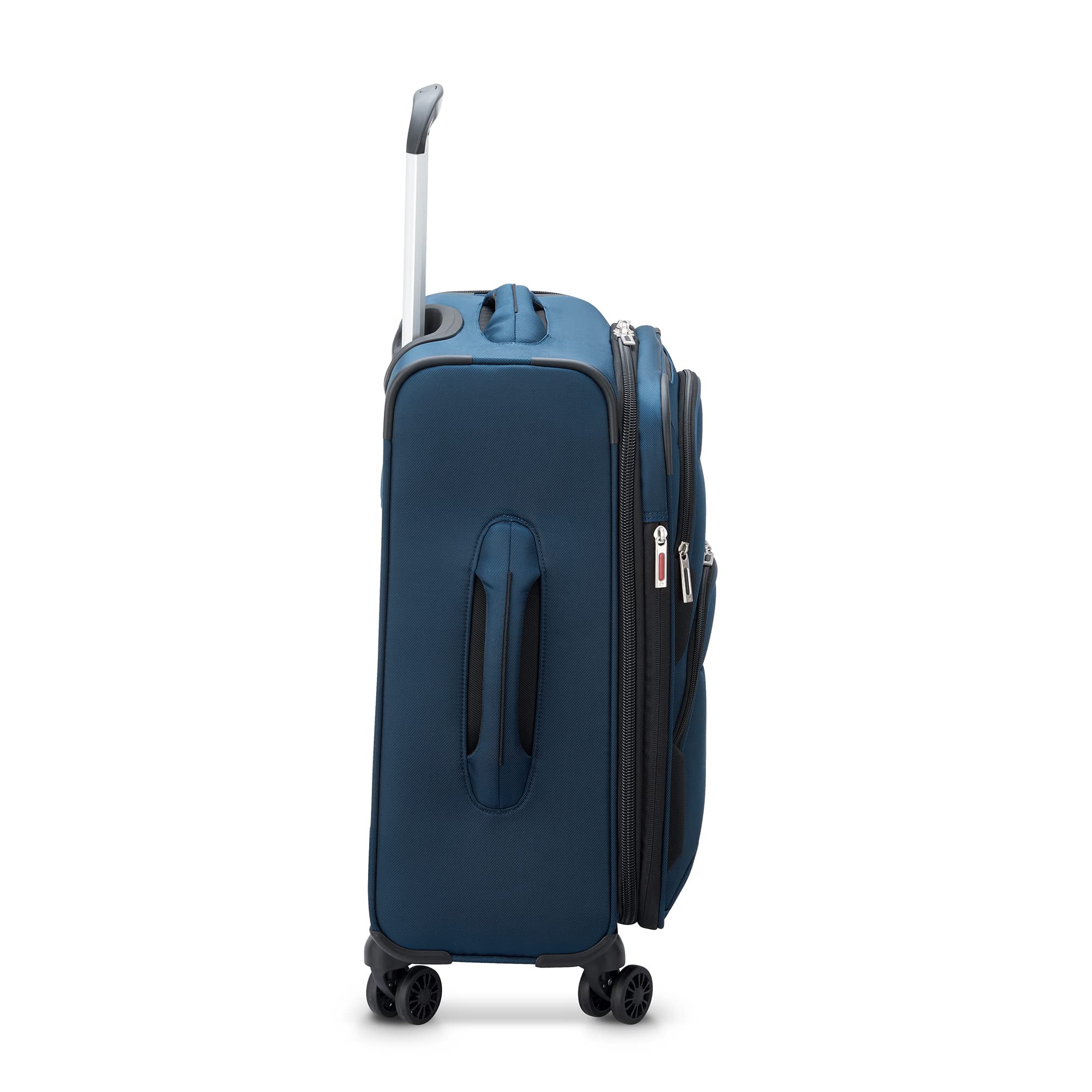 DELSEY PARIS Sky Max 2.0 Softside Expandable Luggage with Spinner Wheels, Blue, Carry-on 21 Inch