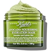 Kiehl's Avocado Nourishing Hydration Mask, Rich & Creamy Face Mask, Hydrates & Soothes Skin, with Evening Primrose Oil, Maint
