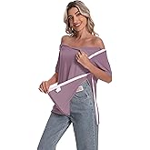 Post Shoulder Surgery Shirt for Women Short Sleeve V Neck Rotator Cuff Broken Arm Recovery Must Haves Clothing Comfy Shirts