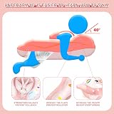 YAAVAAW Unicorn Inflatable Baby Float with Canopy 6-36 Months Pink view 4