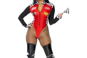 Forplay Wanna Race Racer-Themed Fancy Dress - 4-Piece Women's Halloween Costume