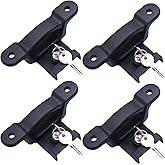 VEXPLO Truck Bed Hooks Tie Down Anchors Compatible with Ford F150 Bed Tie Downs Accessories F250 Bed Tie Downs Replaces for Ford FL3Z-99000A64-B BoxLink Bed Cleats (4 Packs)