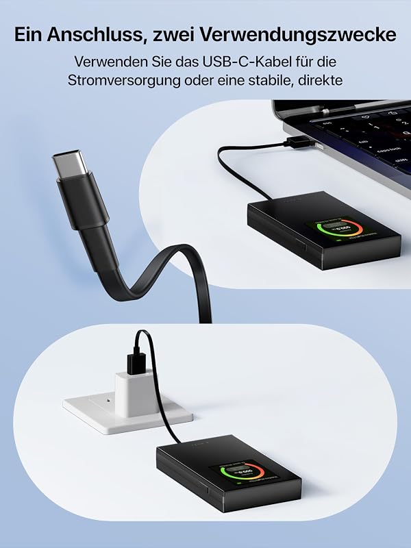 MF6 Mobiler 4G LTE WLAN Router, Farb-LCD, WiFi 6 Tragbarer Hotspot
