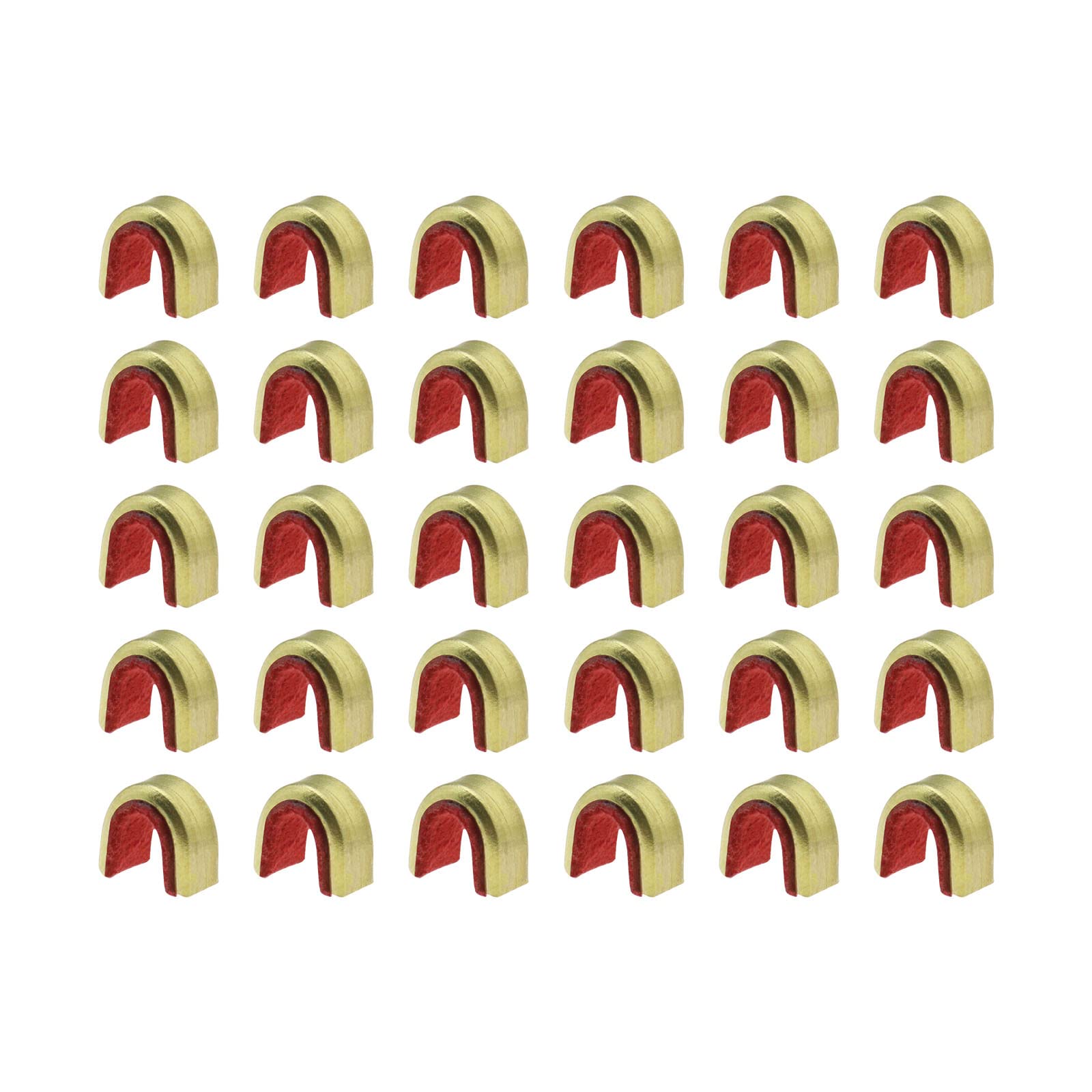Be In Your Mind 30PCS Archery String Nocking Points Brass Bow String Nocks Buckle Clips for Compound and Recurve Bow String Accessories