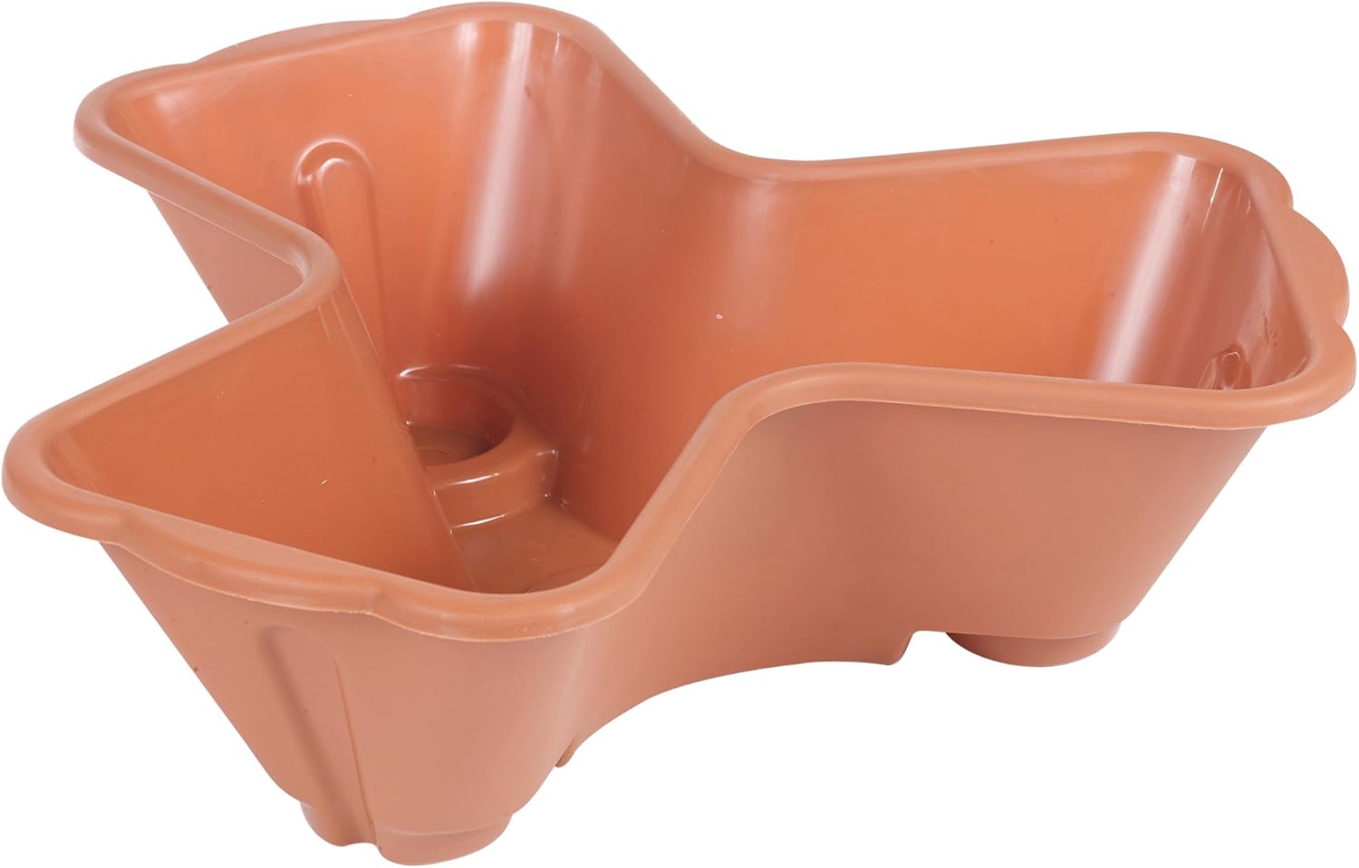 Juego de 6 soportes de plástico para macetas de 3 secciones ...
