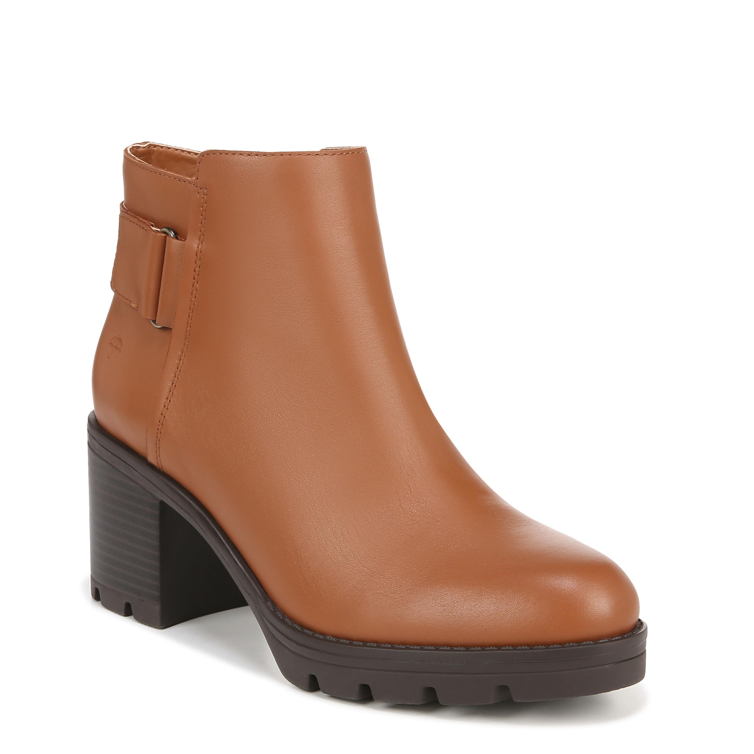 Photo 1 of Naturalizer Womens Veeda Water Resistant Booties Cider Leather Brown 9.5 M