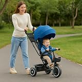Foryourlittleone Kids Trike V3 Pink Tricycle with Parent Handle 9 Months to 5 view 2