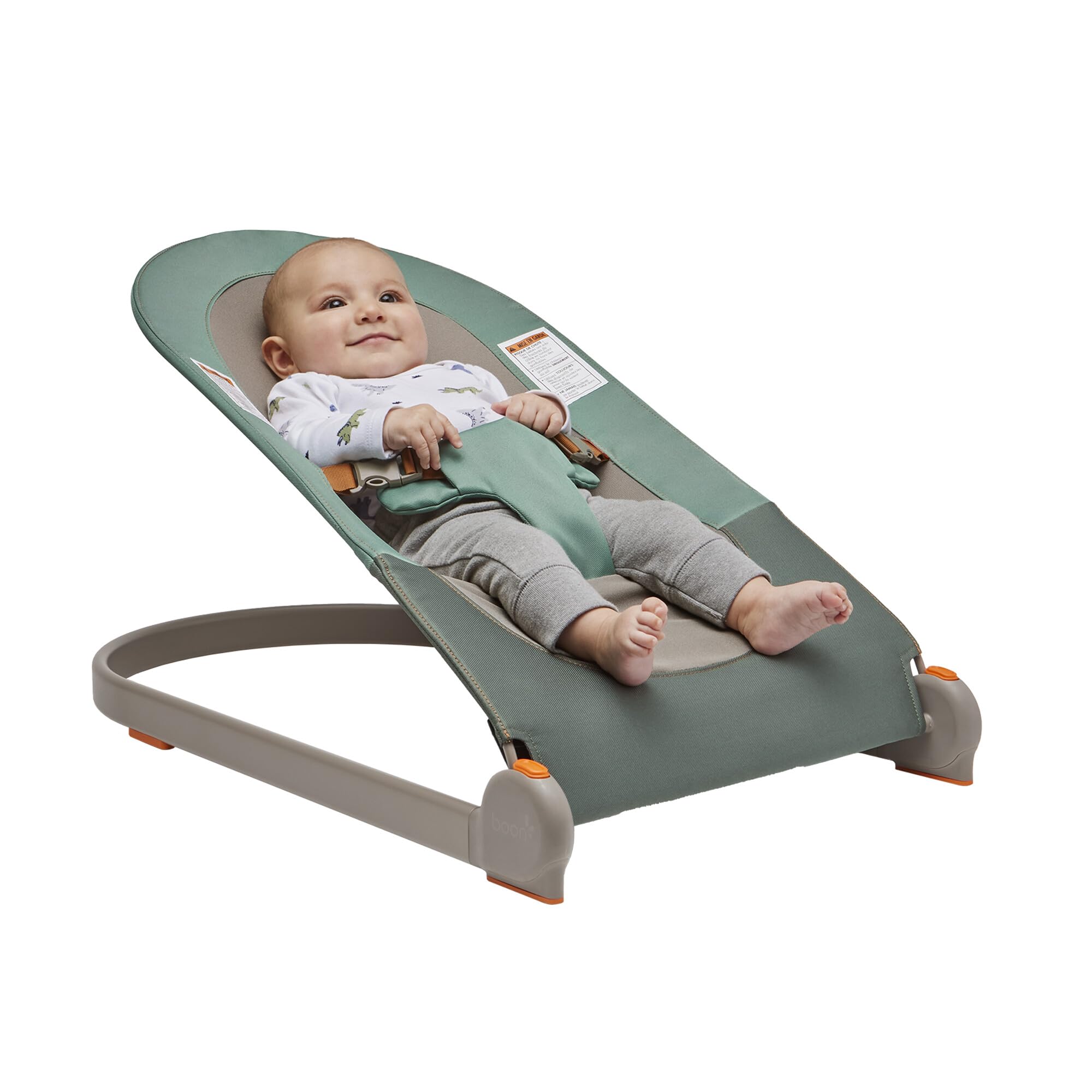 Photo 1 of (missing pieces) Boon Slant Portable Baby Bouncer - Folding Baby Seat for Infants - Lightweight Portable Baby Chair with Machine Washable 