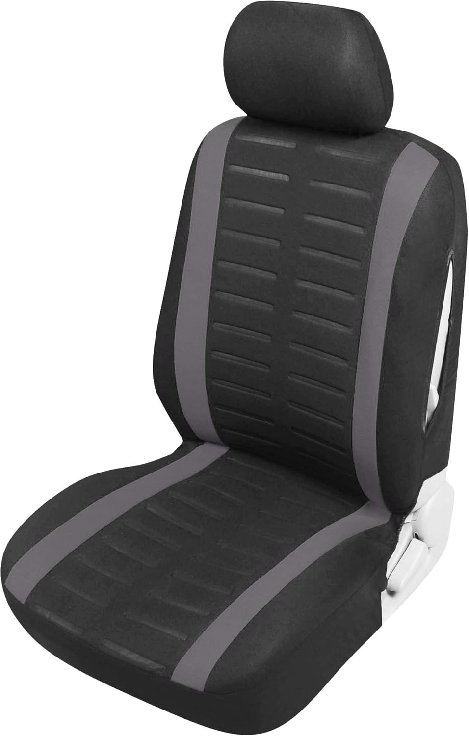 Upgrade4cars Car Seat Cover Set Universal Black And Grey With Side Airbag Openings And Separable Rear Seat Car Accessories Interior B1 Black Grey Amazon De Auto