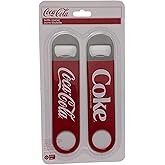 Coca-Cola Classic Red Bottle Opener Set, 2 Pack, Official Licensed Bar Accessories