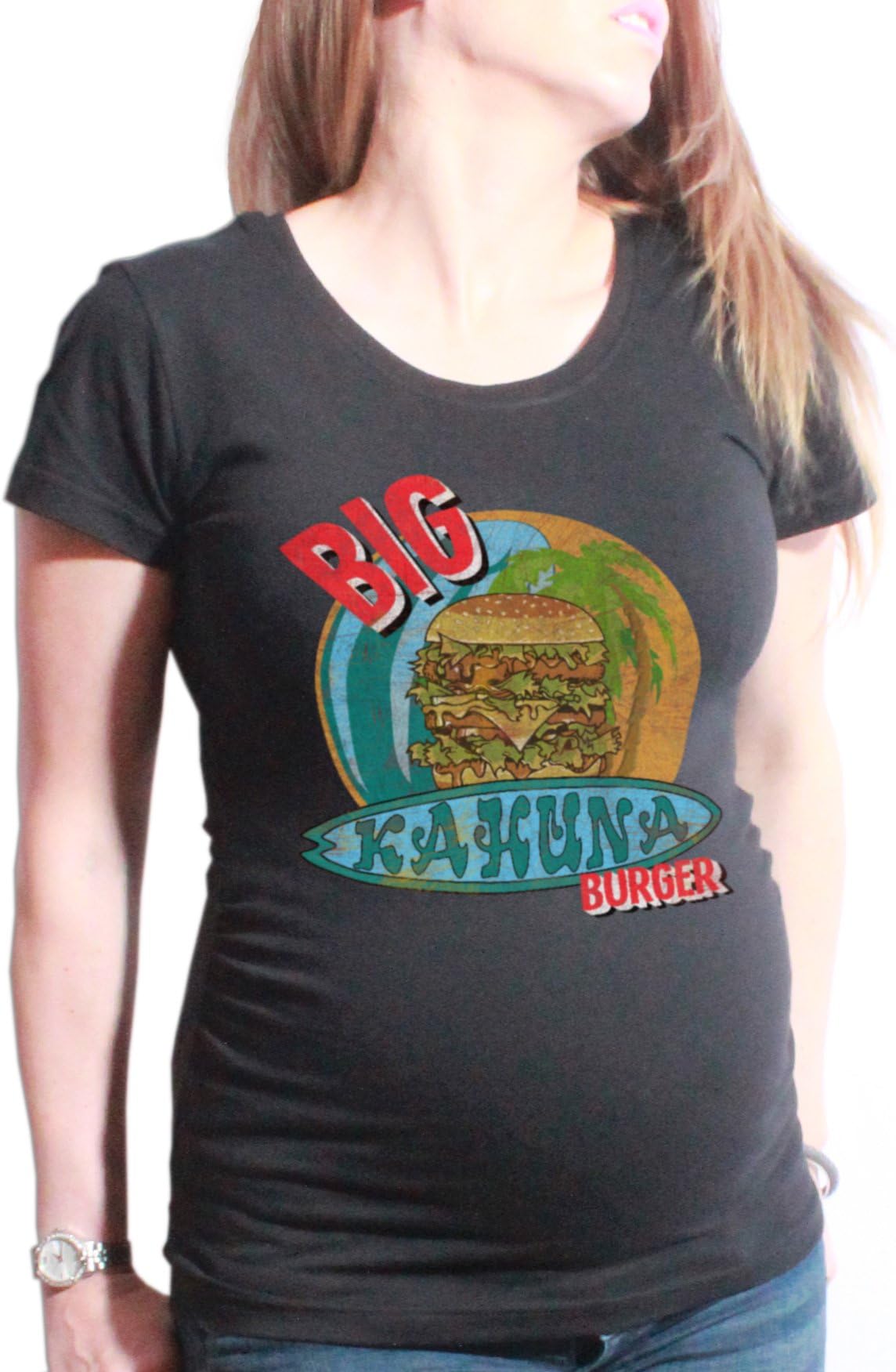 Ladies MATERNITY T-Shirt Big Kahuna Burger Womens Pregnancy Top