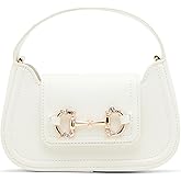 Anne Klein womens Anne Klein Crystal Horsebit Mini Top Handle With Convertible Strap