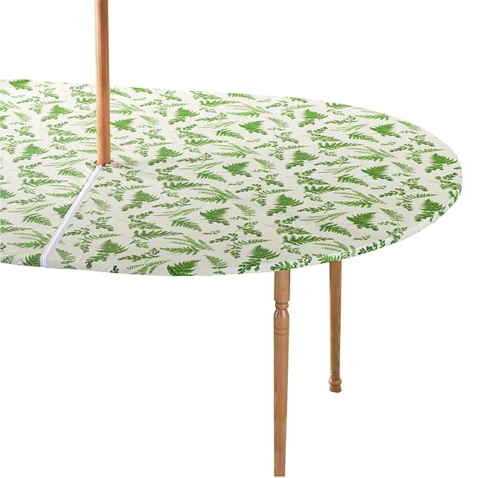 Fox Valley Traders Garden Greenery Zippered Elasticized Umbrella