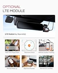 Vantrue E1 Pro 4K Mini Dash Cam Front, STARVIS 2