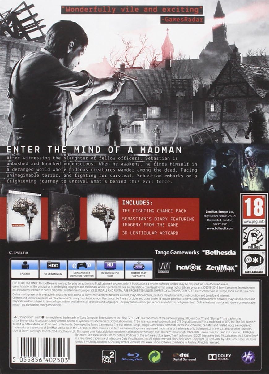 the evil within limited edition ps4