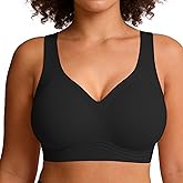 Soft Intention Jelly Wireless Bra Seamless Push Up Full Coverage Supportive Everyday Sport T-Shirt Bra Regular & Plus Size