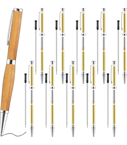 thumbnail image 2 of Penn State Mini Bolt Action Pen Kit Variety Pack - 6 Woodturning Pen Kits In Gold, Chrome & Gun Metal 2 of 14