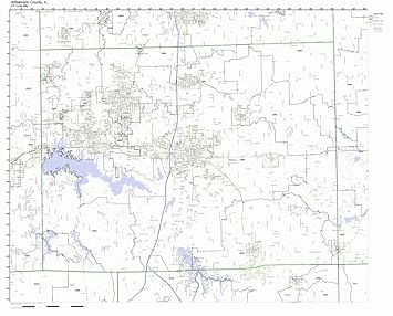 Amazon.com: Williamson County, Illinois IL ZIP Code Map Not Laminated