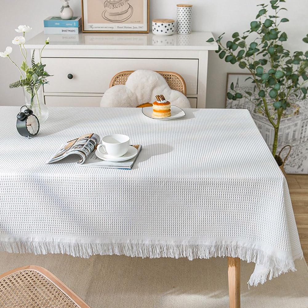 croselyu Picnic mat camping blanket seaside beach cloth picnic tablecloth tent floor mat park leisure blanket Knee blanket air conditioning blanket Desk mat,1 pce (white, 130 * 180cm/51.1"*70.9")