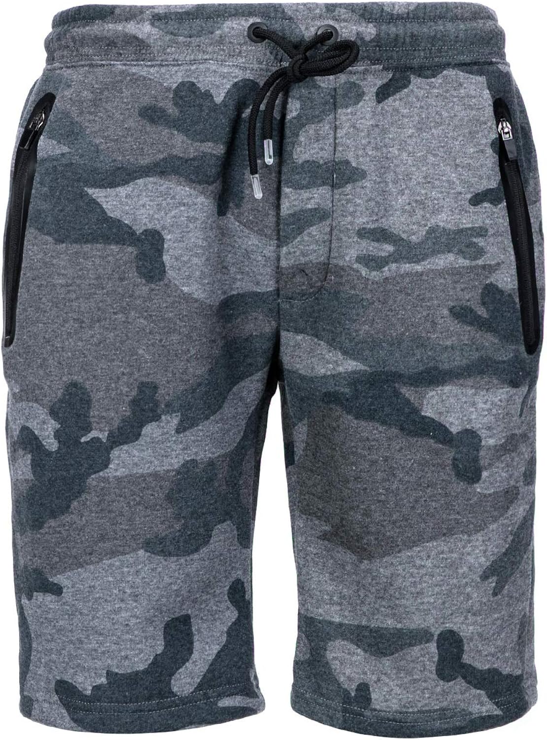 mens fleece workout shorts