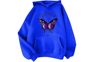 Ollysqiar Women's Print Long Sleeved Sweatshirt Blouse Pullover Solid Color Hooded Zipper Women A