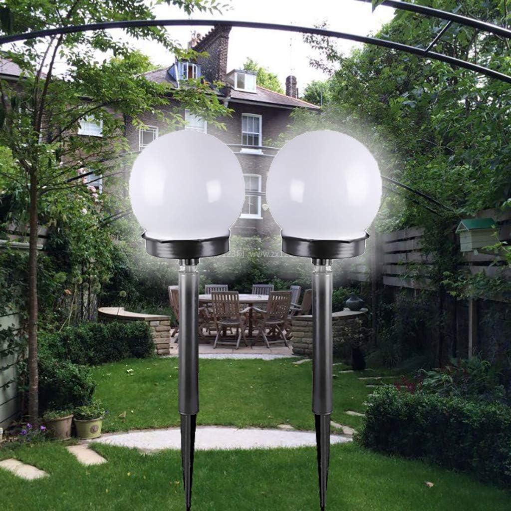 Clearance! Solar Garden Stake Lights WATOPI 2 Pcs Path Ball LED Globe