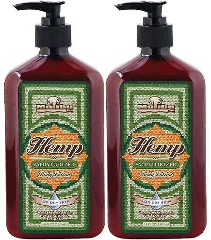 Malibu Hemp Shea Body Moisturizer, 18 fl oz Lotion W/ Shea-Butter