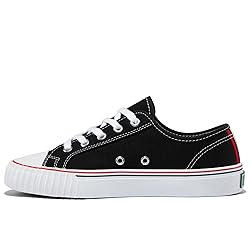 PF Flyers Men's Center Lo Canvas Black/White 8 M