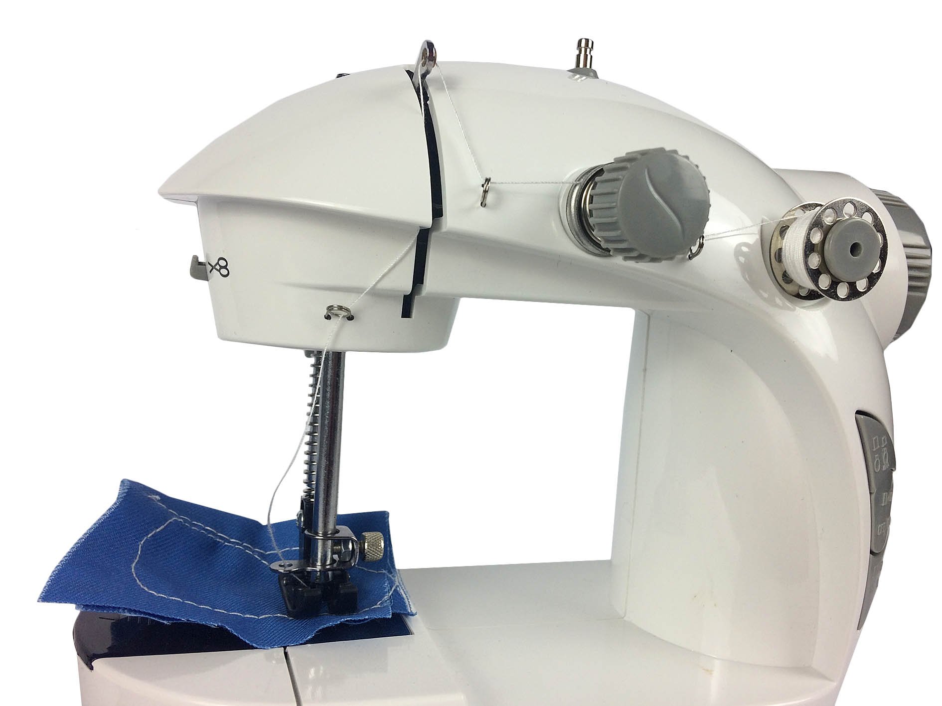 Hyfive® Mini Sewing Machine Electric Twin Speed Portable Mini Stitch