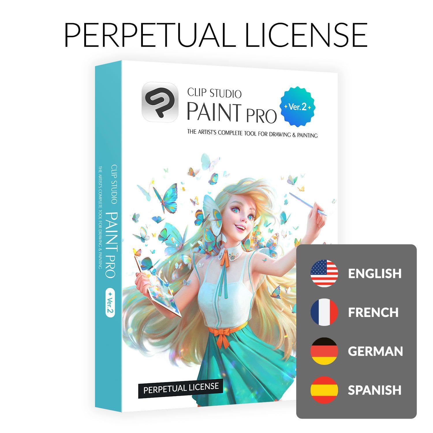 Mua CLIP STUDIO PAINT PRO - Version 2 | Perpetual License | for ...