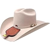 Original Tombstone 20X Western Cowboy Felt Hat for Men and Women - Cattleman Style - Silverbelly